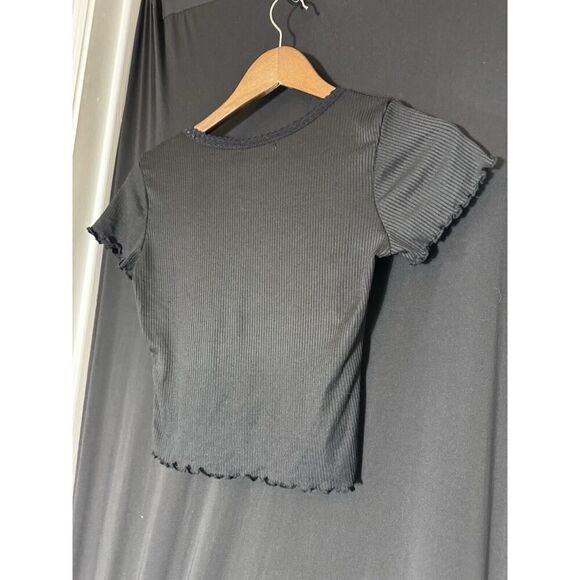 Baby Tee VTG 90s Babydoll Bratz Rhinestone Mcbling Whimsigoth Y2K M - Picture 3 of 4